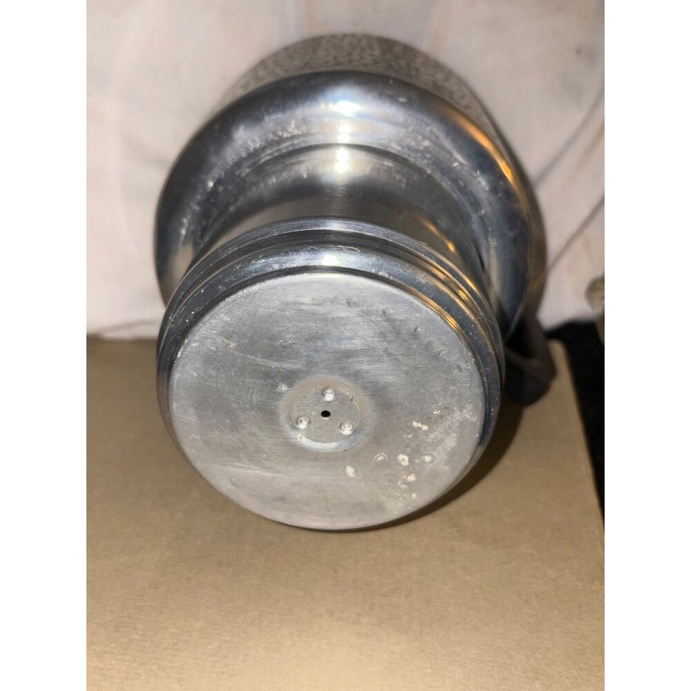 Vintage Guardian Service Hammered Aluminum Percolator Coffee Pot Set Glass Lid - Picture 8 of 11